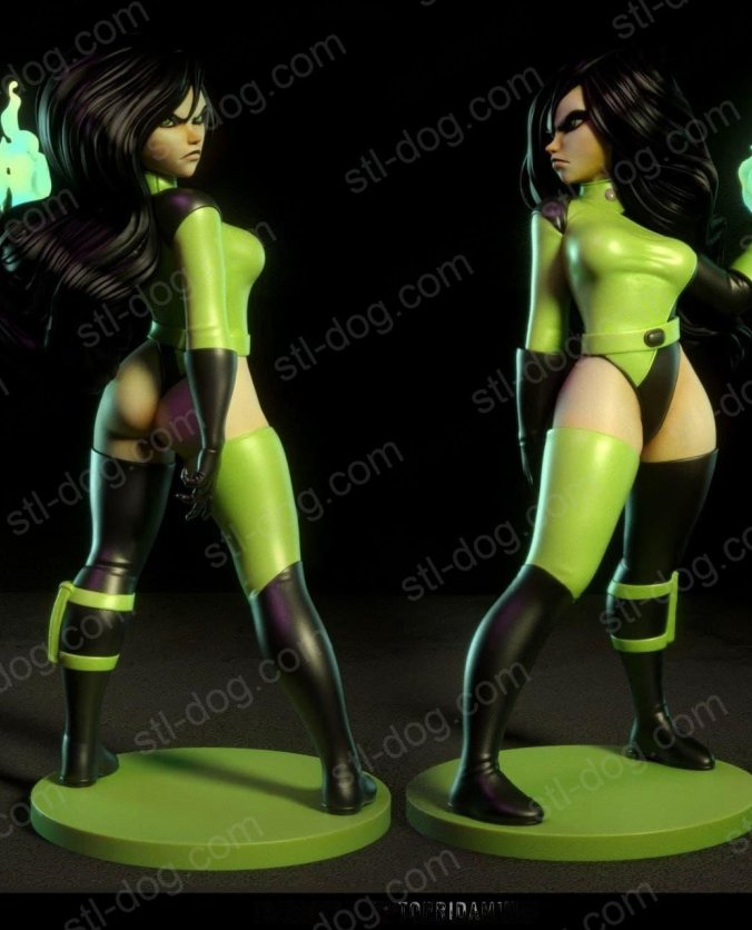 麻辣女孩 席果 Shego 3D 打印图纸